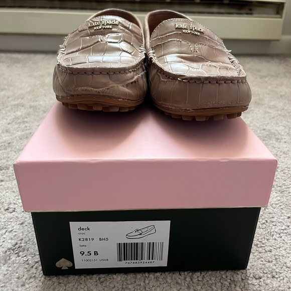 Kate Spade Deck Driving Loafer in Croc Size 9.5 - Picture 2 of 6